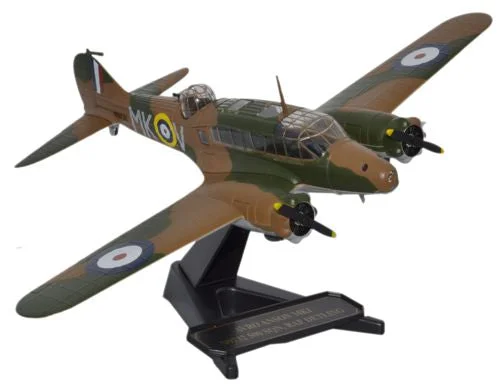 Playful toys Oxford Diecast Avro Anson 500 Squad RAF 1940 1:72 Model Aircraft