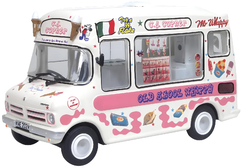 Realistic toy carsOxford Diecast Bedford CF Ice Cream Van C J Copner