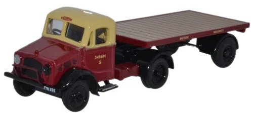 High-quality toy cars Oxford Diecast Bedford OX Flatbed Trailer British Rail - 1:76 Scale High-quality toy cars Oxford Diecast Bedford OX Flatbed Trailer British Rail - 1:76 Scale