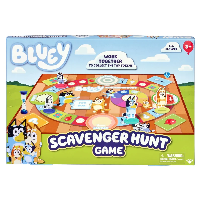 Interactive games Bluey Scavenger Hunt Board Game