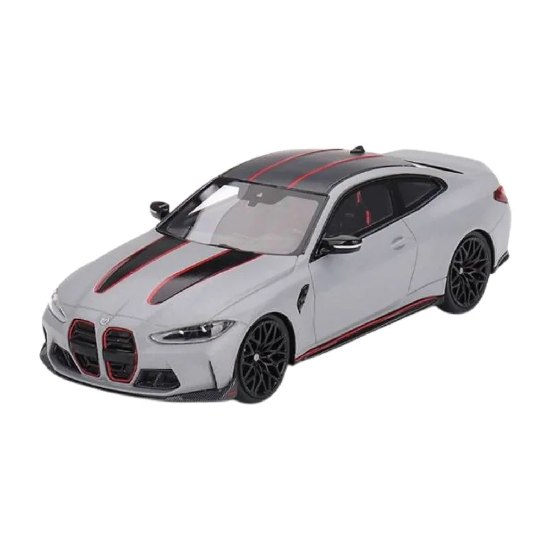 Realistic toy carsBMW M4 CSL Frozen Brooklyn Grey Metallic - 1:43 Scale Model Car