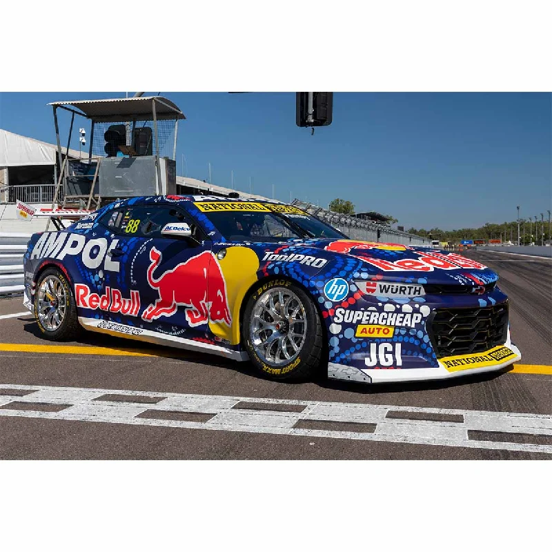 High-quality toy cars CHEVROLET CAMARO GEN3 ZL1 - RED BULL AMPOL RACING - FEENEY #88 - 2023 Betr Darwin Triple Crown - Race 14 WINNER - Indigenous Livery - 1:18 Scale Diecast Model Car High-quality toy cars CHEVROLET CAMARO GEN3 ZL1 - RED BULL AMPOL RACING - FEENEY #88 - 2023 Betr Darwin Triple Crown - Race 14 WINNER - Indigenous Livery - 1:18 Scale Diecast Model Car