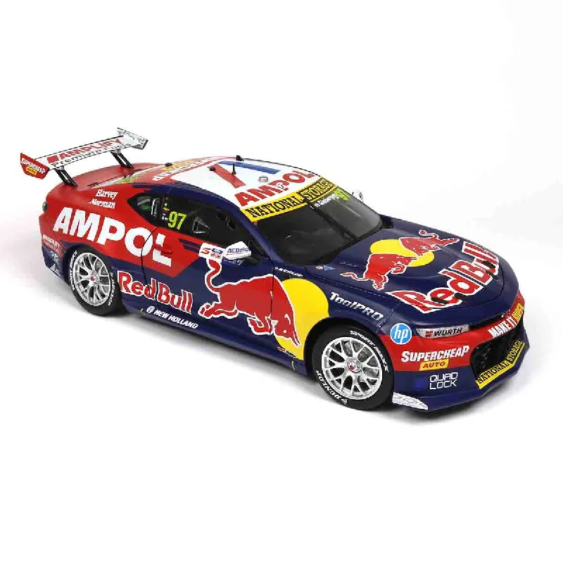 High-quality materials toys CHEVROLET CAMARO GEN3 ZL1 - RED BULL RACING - VAN GISBERGEN #97 - Thrifty Newcastle 500 - Race 2 WINNER - 1:43 Scale Diecast Model Car High-quality materials toys CHEVROLET CAMARO GEN3 ZL1 - RED BULL RACING - VAN GISBERGEN #97 - Thrifty Newcastle 500 - Race 2 WINNER - 1:43 Scale Diecast Model Car