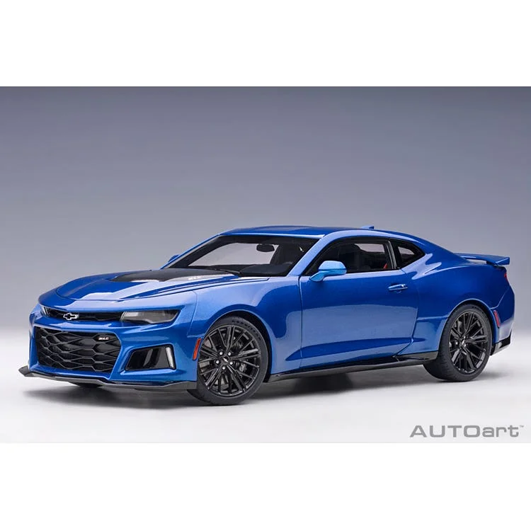 High-quality toy cars CHEVROLET CAMARO ZL1 2017 (HYPER BLUE METALLIC) - 1:18 Scale Composite Model Car High-quality toy cars CHEVROLET CAMARO ZL1 2017 (HYPER BLUE METALLIC) - 1:18 Scale Composite Model Car