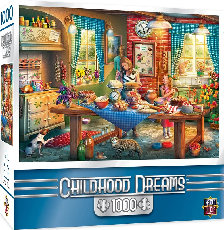 Educational games Childhood Dreams Baking Bread 1000 Piece Puzzle