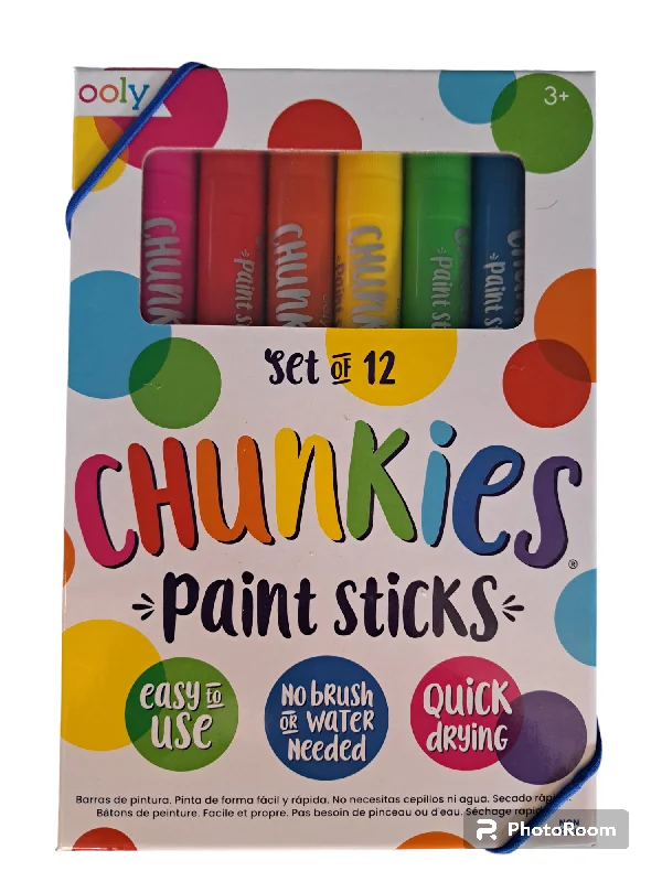 Age-appropriate puzzles Chunkies Paint Sticks - 12pk