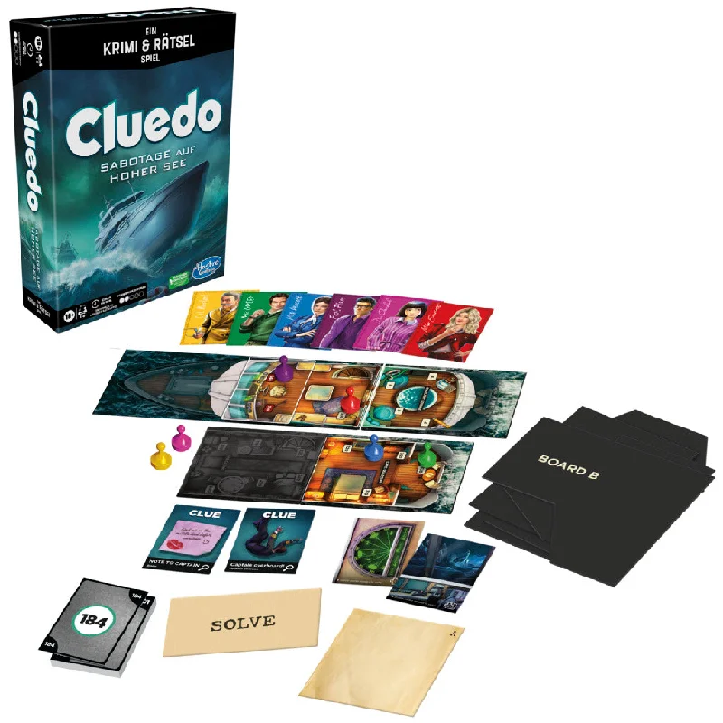Relaxing games Cluedo Sabotage On The High Seas Mystery Game