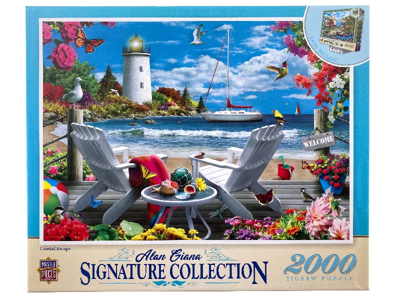 Relaxing games Coastal Escape 2000 Piece Puzzle
