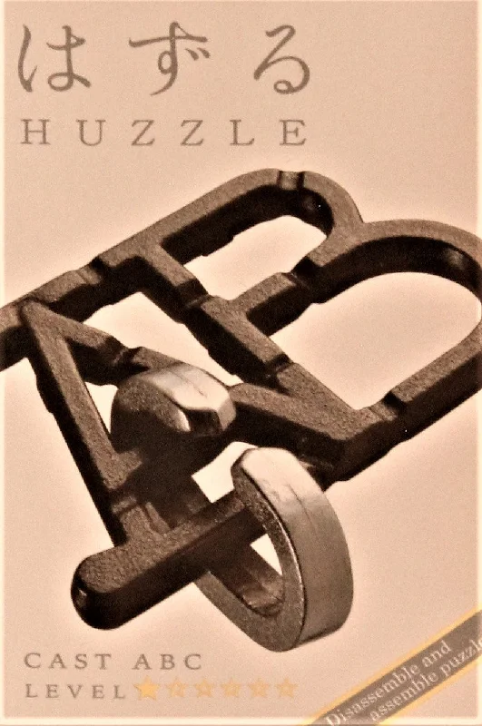 Thought-provoking puzzles Huzzle Cast Brain Teaser: L1 - ABC
