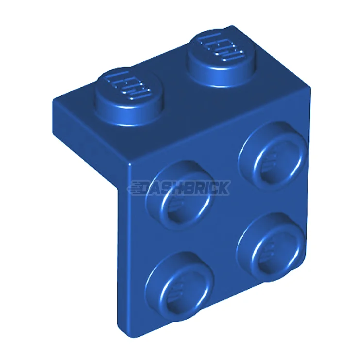 Thematically rich LEGO setsLEGO Bracket 1 x 2 - 2 x 2, Down Angle Support, Blue [44728]