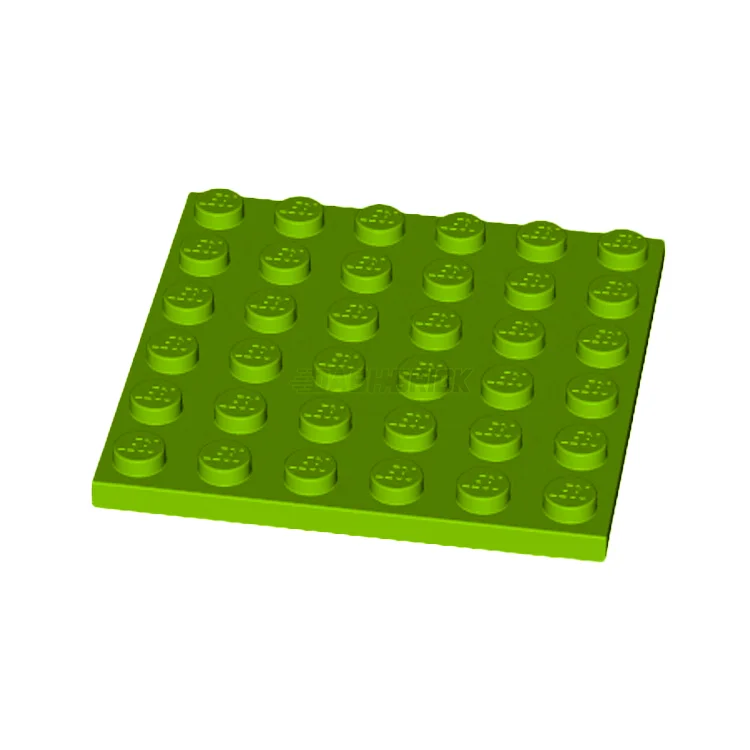 Timeless and classic LEGO toysLEGO Plate 6 x 6, Lime Green [3958] 4525858