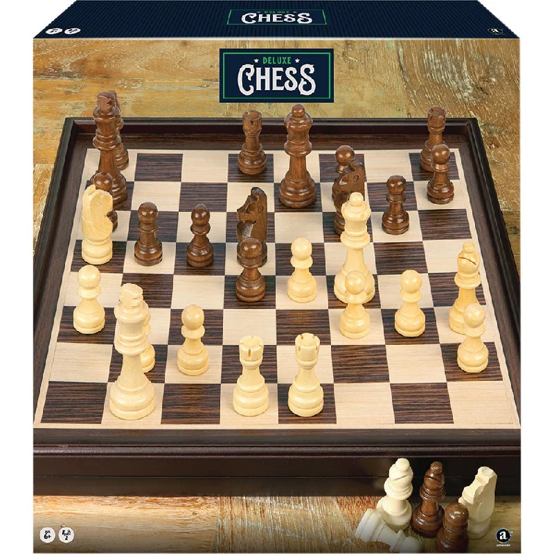 Challenging puzzles Craftsman Deluxe Wooden Chess Set