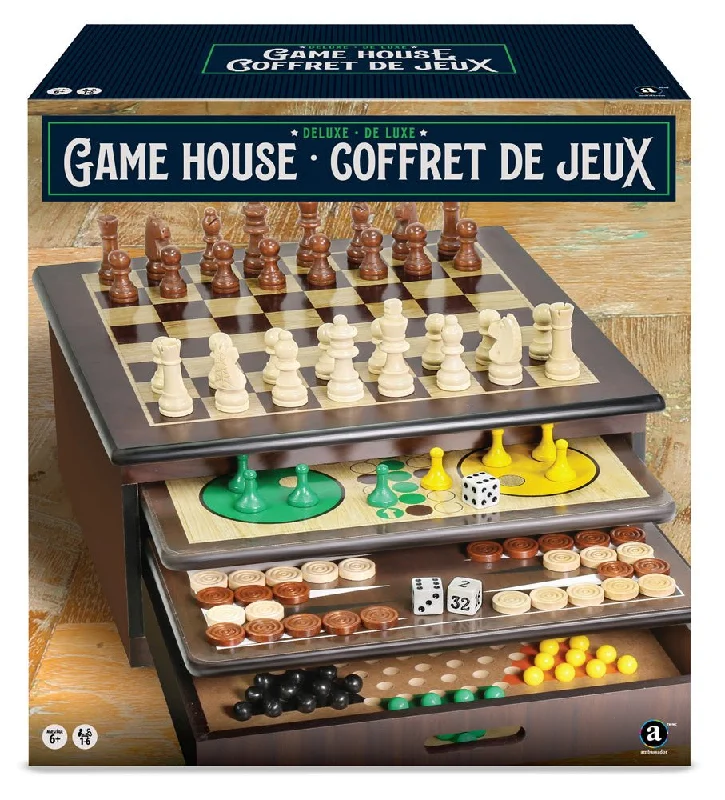 Competitive games Craftsman Deluxe Wooden Game House