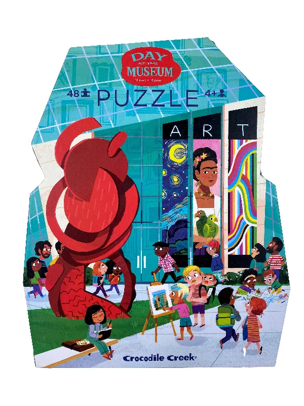 Intricate puzzles Day At The Art Museum 48 piece Puzzle