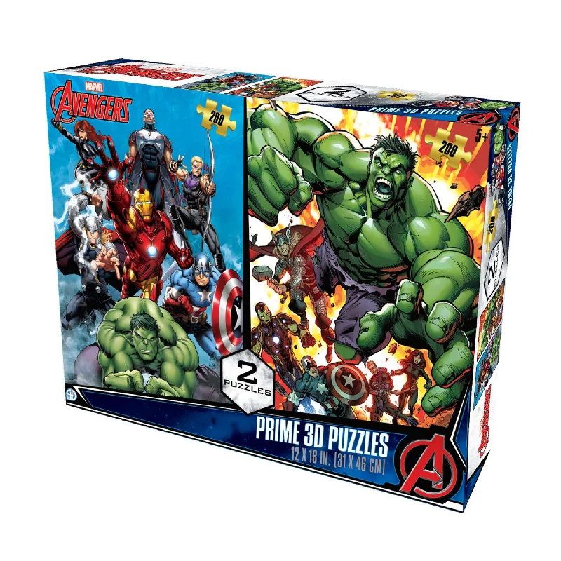 Strategic puzzles Disney Avengers 200 Piece Puzzle 2 Pack