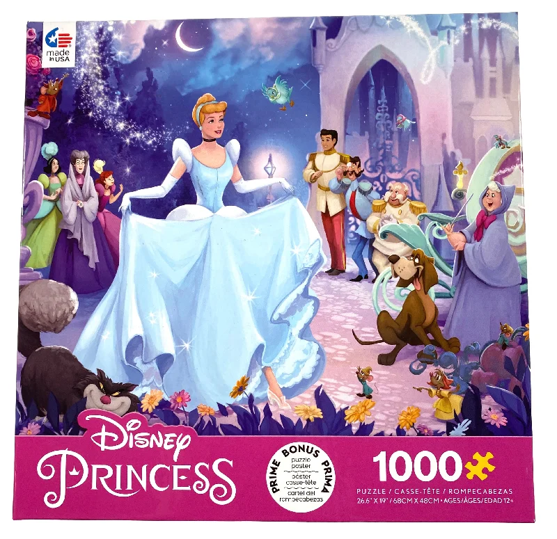 Challenging puzzles Disney Princess Cinderella 1000 Piece Puzzle