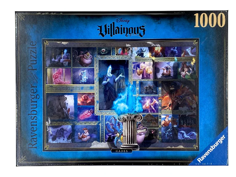 Relaxing games Disney Villainous Hades 1000 Piece Puzzle