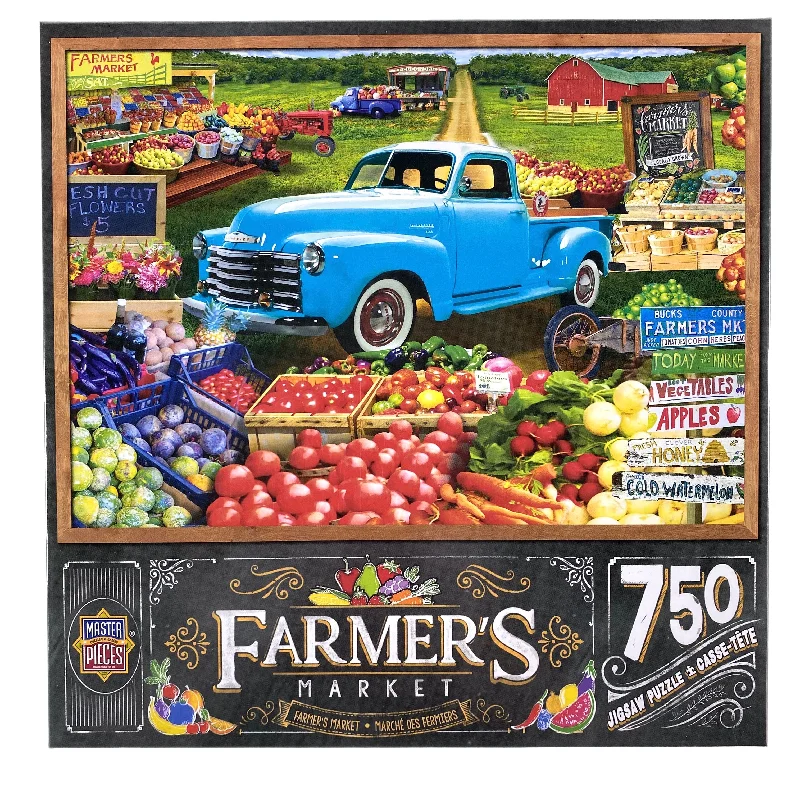 Interactive games Locally Grown 750 Piece Farmers Market Puzzle
