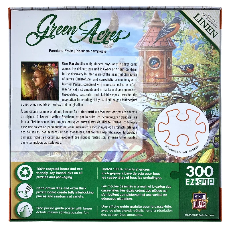 Engaging puzzlesFarmland Frolic 300 Piece Large Format Puzzle