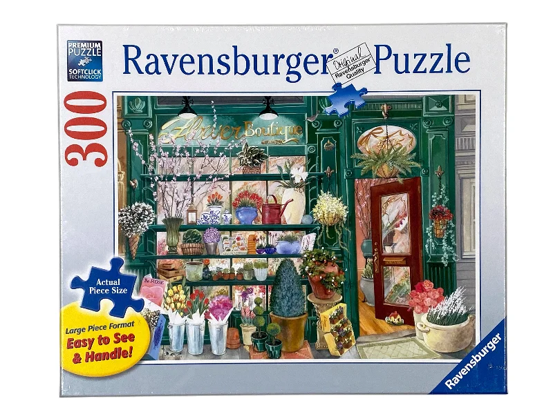 Entertaining games Flower Shop 300 Piece Large Format Puzzle