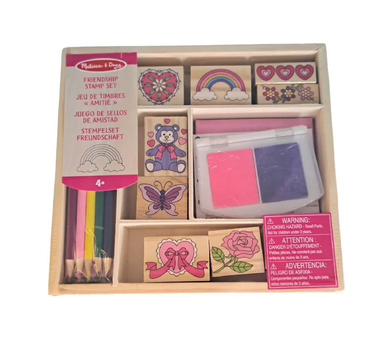 Age-appropriate puzzles Friendship Stamp Set