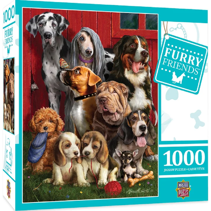 Relaxing games Furry Friends - Sitting Pretty 1000 Piece Puzzle
