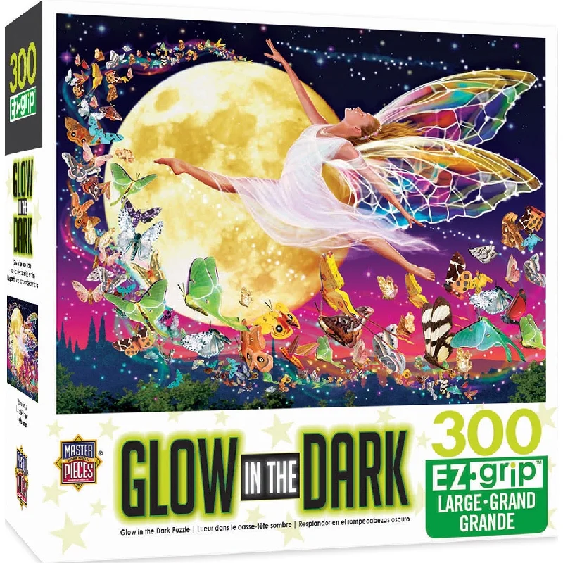 Time-consuming puzzles Moon Fairy Large Format 300 Piece Glow In The Dark Puzzle