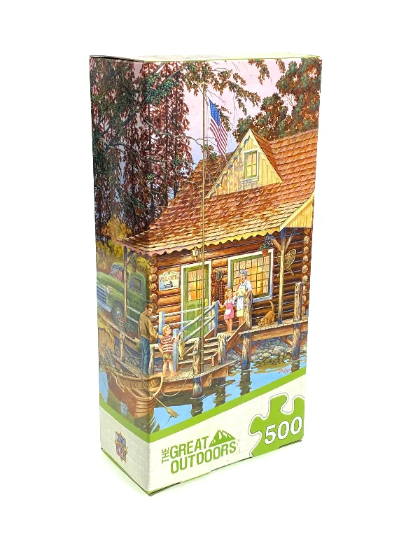 Logical puzzles Grandpa's Cabin 500 Piece Puzzle