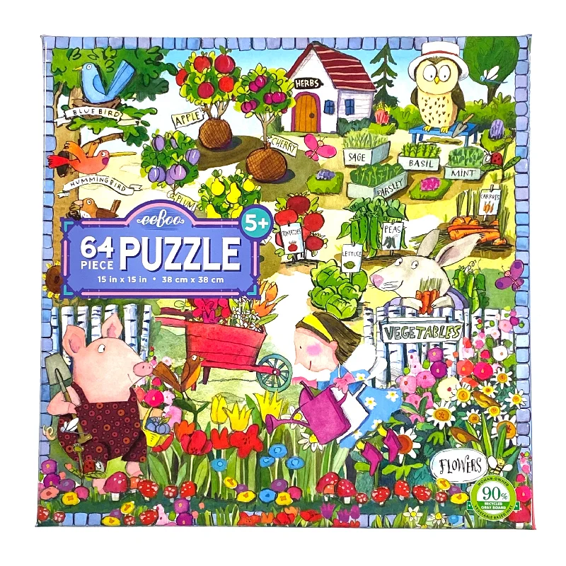 Challenging puzzles Growing a Garden 64 piece puzzle