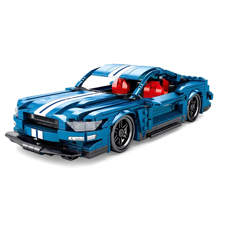 Realistic toy carsGT500 AMERICAN MUSCLE CAR | 738PCS