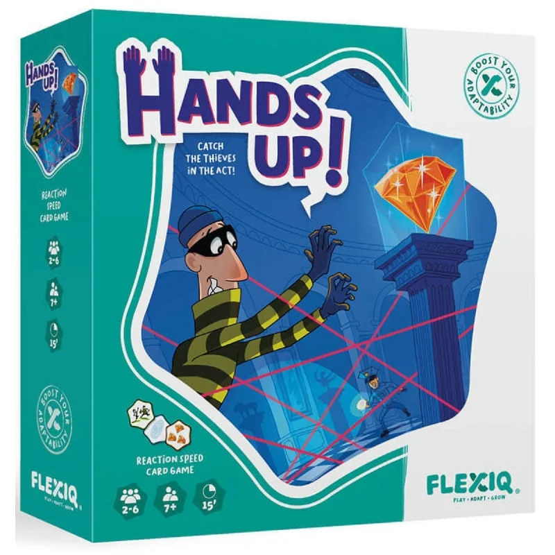 Age-appropriate puzzles Hands Up! Card Game