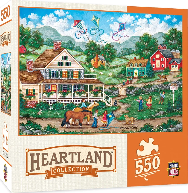 Multi-level puzzles Crosswinds 550 Piece Heartland Puzzle