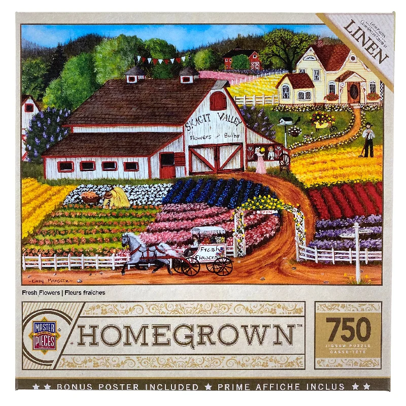 Innovative gamesFresh Flowers 750 Piece Homegrown Puzzle