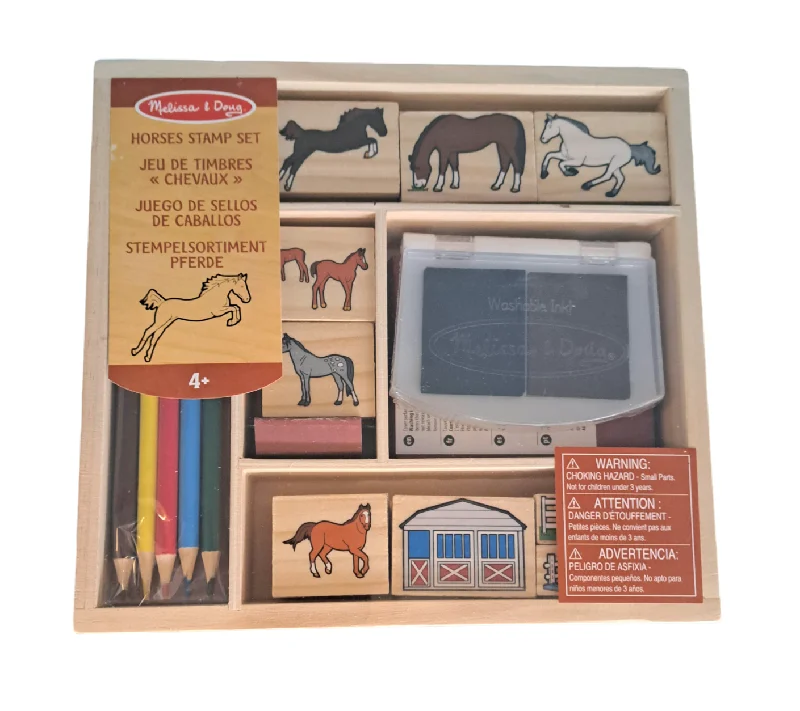 Entertaining games Horse Stamp Set