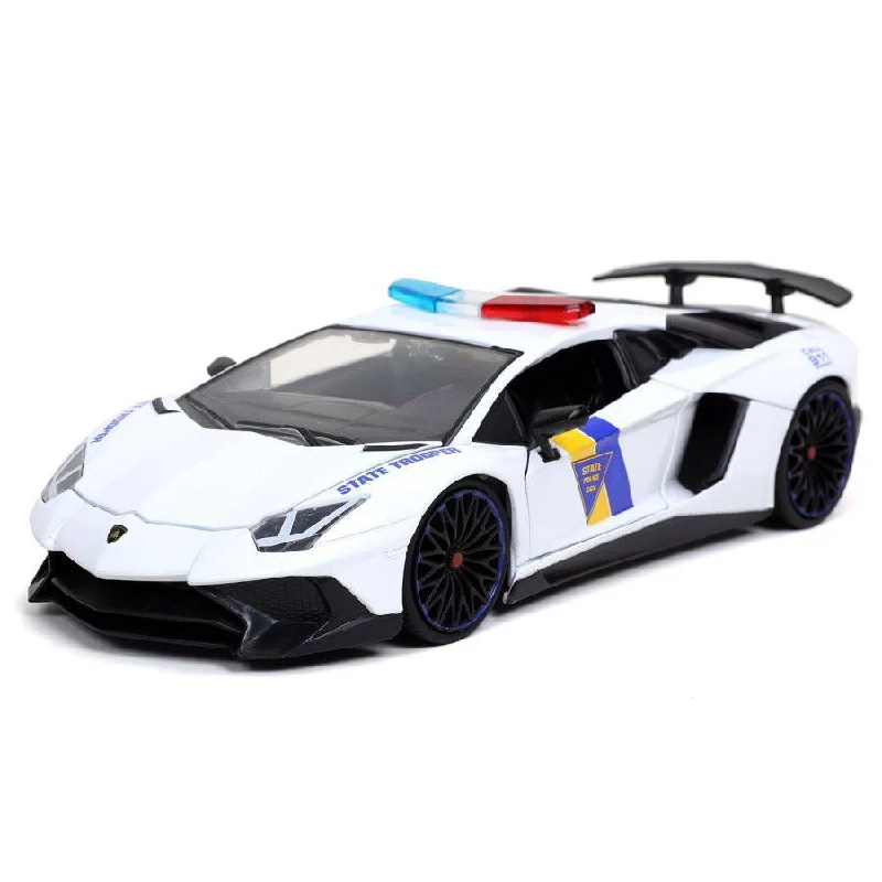 Realistic toy carsHyperspec - 2017 Lamborghini Aventador White 1:24 Scale