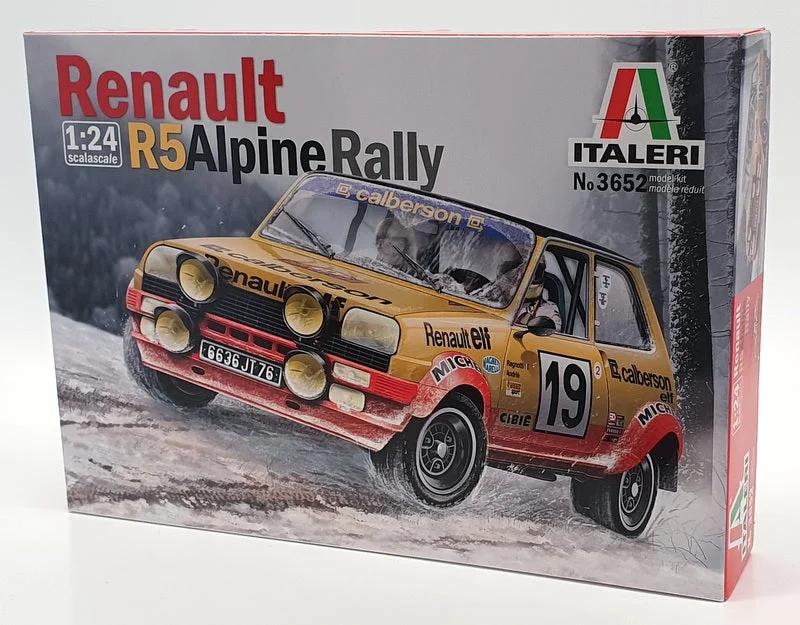 Enthusiastic toysItaleri 1/24 Scale Model Car Kit 3652 - Renault R5 Alpine Rally