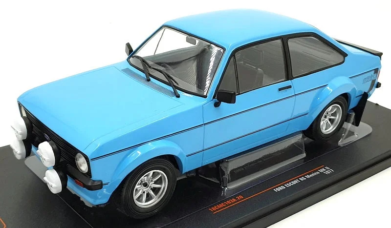 Durable toysIxo 1/18 Scale 18CMC103A - Ford Escort MKII RS Mexico 1977 - Blue