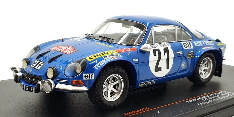 Enthusiastic toysIxo 1/24 Scale 24RAL007B - Alpine Renault A110 #21 Nicolas Rally 1973