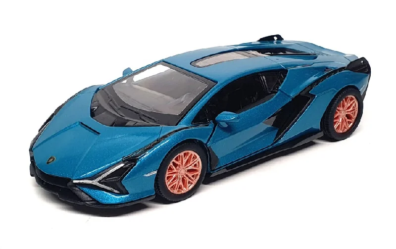 Enthusiastic toysKinsmart 1/40 Scale Pull Back & Go KT5431 - Lamborghini Sian FKP 37 - Blue Enthusiastic toysKinsmart 1/40 Scale Pull Back & Go KT5431 - Lamborghini Sian FKP 37 - Blue