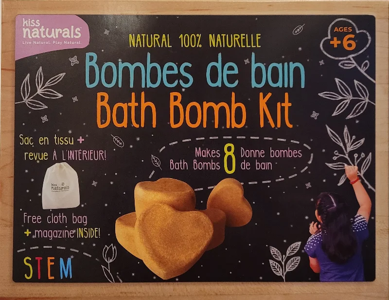 Time-consuming puzzles Kiss Naturals - Bath Bomb Kit