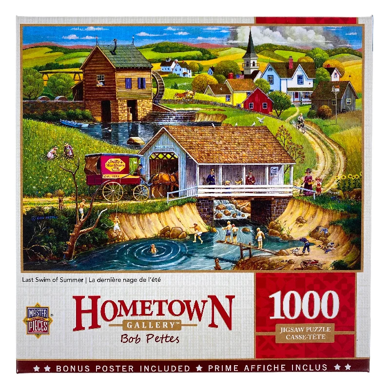Educational games Last Swim Of Summer 1000 Piece Puzzle