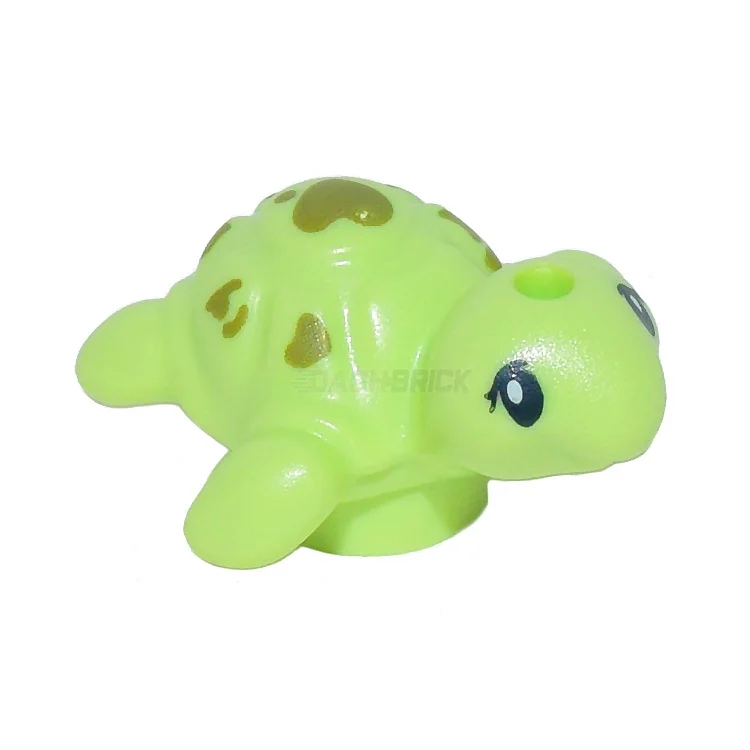 Promoting empathy and understanding LEGOLEGO Minifigure Animal - Turtle Baby, Olive Green Spots, Yellowish Green [49576pb01]