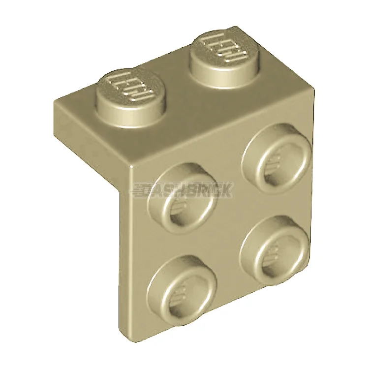 Providing a tactile learning experience LEGOLEGO Bracket 1 x 2 - 2 x 2, Down Angle Support, Tan [44728] 6117975