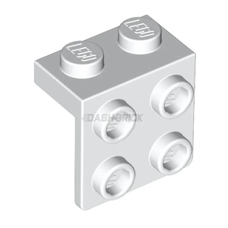 Encouraging exploration and discovery LEGOLEGO Bracket 1 x 2 - 2 x 2, Down Angle Support, White [44728] 6117940
