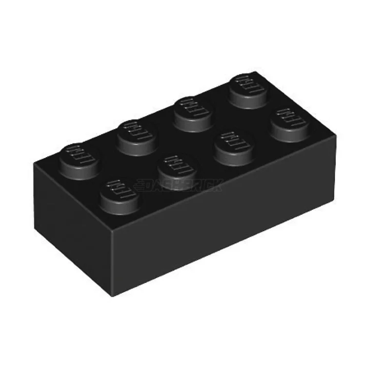 Offering endless possibilities LEGOLEGO Brick 2 x 4, Black [3001] 300126