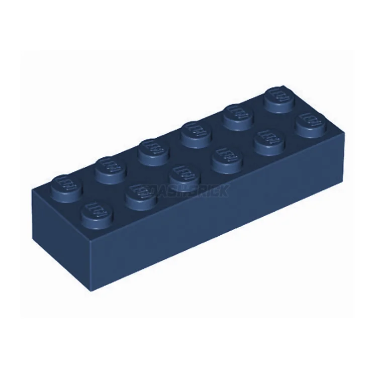 Environmentally friendly LEGO materialsLEGO Brick 2 x 6, Dark Blue [2456] 6100239