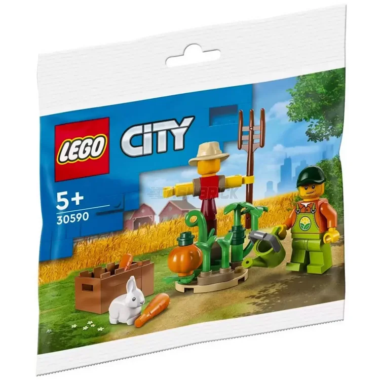 Inspiring future engineers LEGOLEGO City - Farm Garden & Scarecrow Polybag [30590]