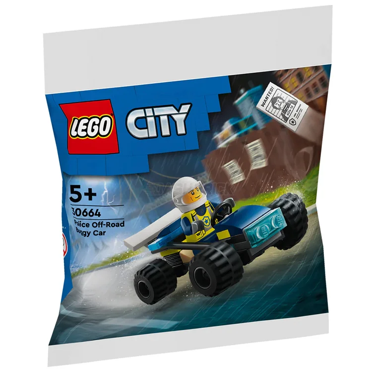 Promoting critical thinking LEGO challengesLEGO CITY: Police Off-Road Buggy Car Polybag [30664]