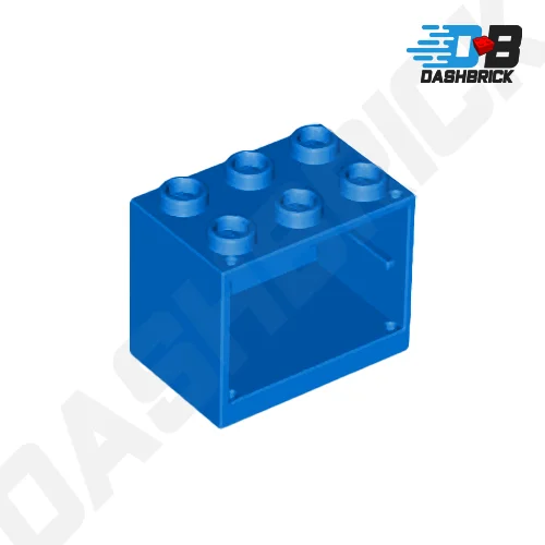 Reflecting popular cultures LEGO themesLEGO Container, Cupboard, Kitchen Bench, Storage 2 x 3 x 2, Blue [4532b]