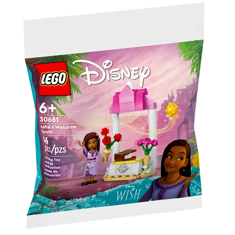 Engagement-boosting LEGO activitiesLEGO Dinsey: Asha's Welcome Booth, Wish Polybag [30661]